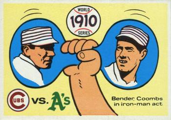 1970 Fleer World Series 007       1910 As/Cubs#{(Chief Bender#{and Jack Coombs)